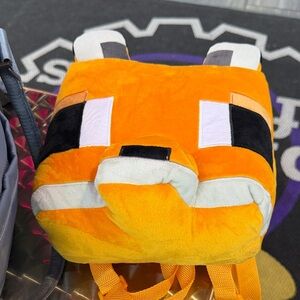 Source Unknown Orange Fox Kids Backpack